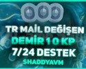 TR - DEMİR 1 0KP - MAİL DEĞİŞEN - ULTRA DÜŞÜK MMR!