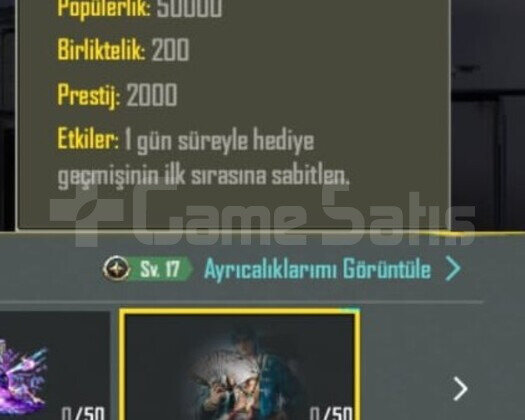 50K POPÜLERLİK