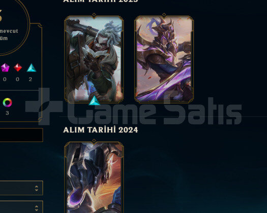 GEÇEN SEZON GOLD / DERECELİ HAZIR / WEST
