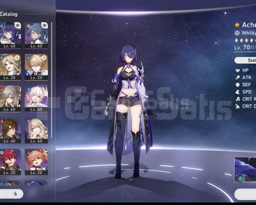 TL54 Acheron + ruan mei + sparkle hesabidir