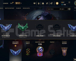EUW DİA 4 ADC HESAP 16 WİN