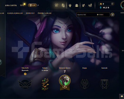 EUW Bronz 1 | 1 Kostüm - 29 Hero | LoL Hesap