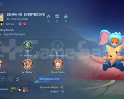 Mlbb 25 Karakterli Temiz Oranlı Smurf Hesap