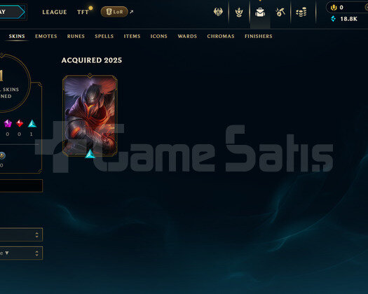 EUW Unranked | 1 Kostüm - 18K Mö | LoL Hesap