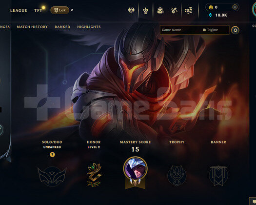 EUW Unranked | 1 Kostüm - 18K Mö | LoL Hesap