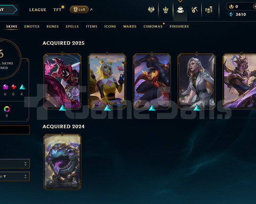 EUW Geçen Sezon Plat | 6 Kostüm - 26 Hero | LoL He
