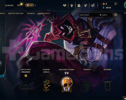 EUW Geçen Sezon Plat | 6 Kostüm - 26 Hero | LoL He