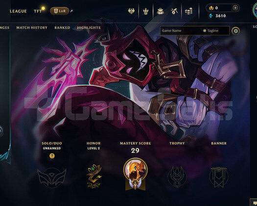 EUW Geçen Sezon Plat | 6 Kostüm - 26 Hero | LoL He