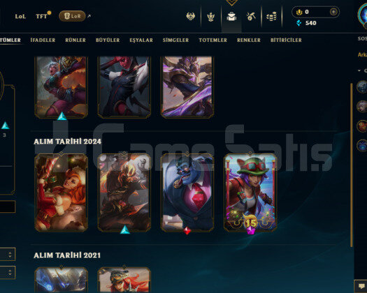 Temiz lol hesabı