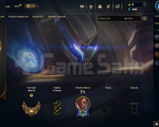 Temiz lol hesabı