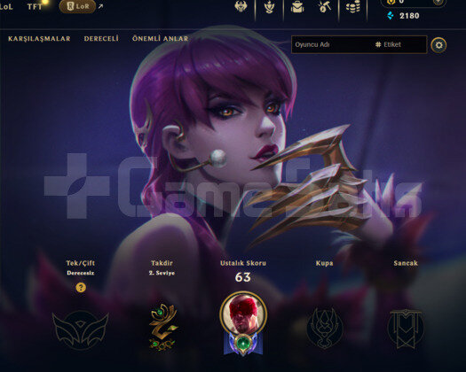 GEÇEN SEZON ELMAS / DERECELİ HAZIR / EUW