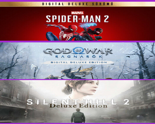 Spiderman 2 + Ragnarök + Silent hill 2