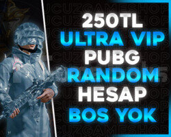 DOPDOLU | 250TL PUBG RANDOM HESAP ULTRAVİP+++