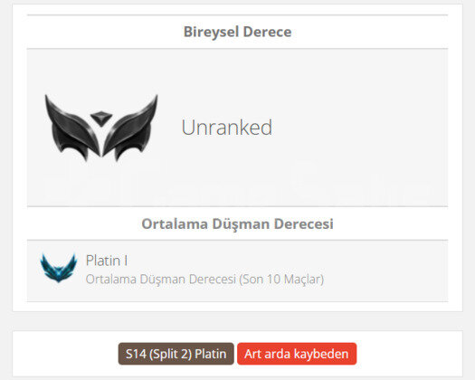 GEÇEN SEZON PLAT / DERECELİ HAZIR / TAKDİR 3