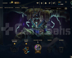 EUW Unranked | 30 Hero - 3 İade Hakkı | LoL Hesap