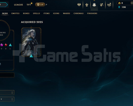 EUW Unranked | 1 Kostüm - 12K Mö | LoL Hesap