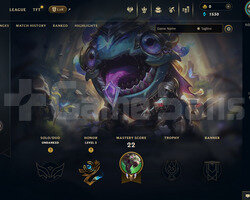 TR Unranked | 1 Kostüm - 28 Hero | LoL Hesap