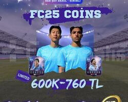 FC25 Coins - 600K/760 TL VERGİ BİZDEN