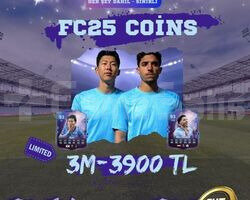 FC25 Coins - 3M/3900 TL VERGİ VE KART ÜCRETİ DAHİL