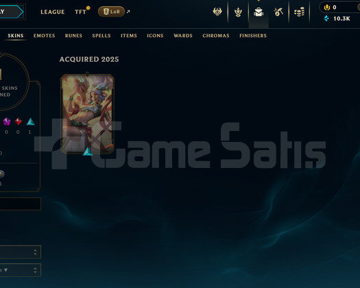 EUW Unranked | 1 Kostüm - 10K Mö | LoL Hesap