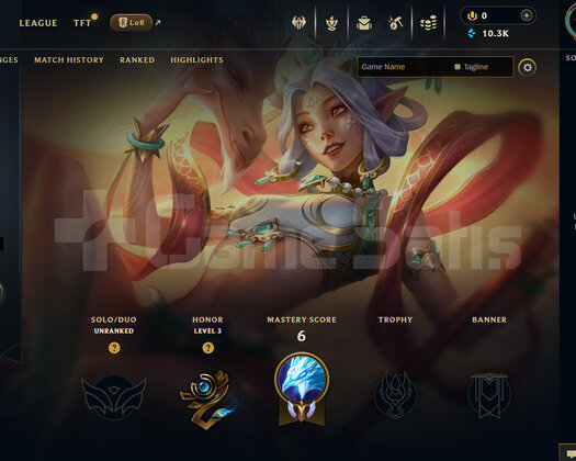 EUW Unranked | 1 Kostüm - 10K Mö | LoL Hesap