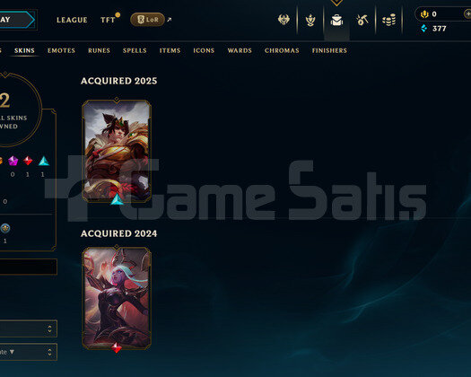 EUW Unranked | 2 Kostüm - 29 Hero | LoL Hesap