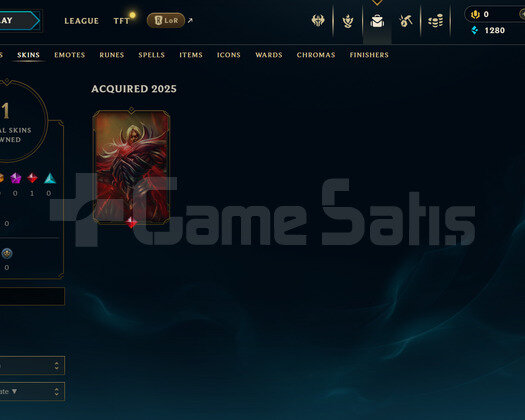 TR Unranked | 1 Kostüm - 22 Hero | LoL Hesap