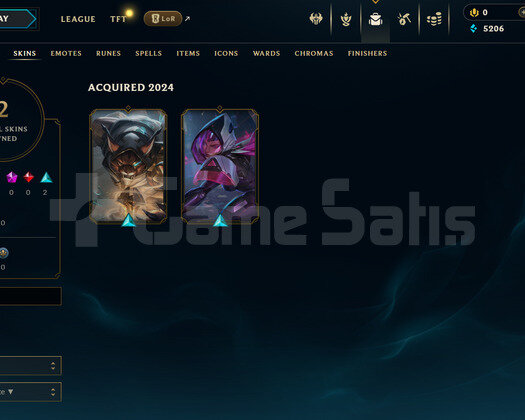 TR Unranked | 2 Kostüm - 32 Hero | LoL Hesap