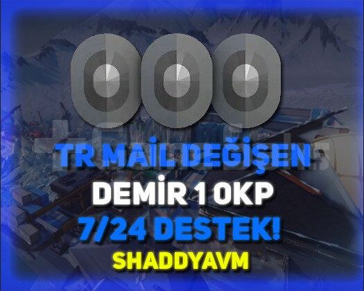 TR - DEMİR 1 0KP - MAİL DEĞİŞEN - ULTRA DÜŞÜK MMR!