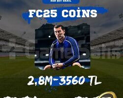 FC25 Coins - 2,8M/3560 TL HER ŞEY DAHİL FİYAT