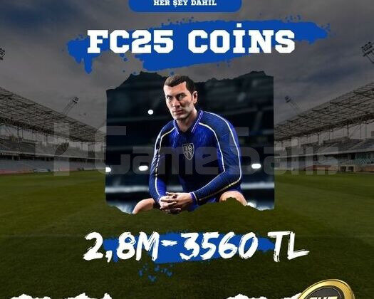 FC25 Coins - 2,8M/3560 TL HER ŞEY DAHİL FİYAT
