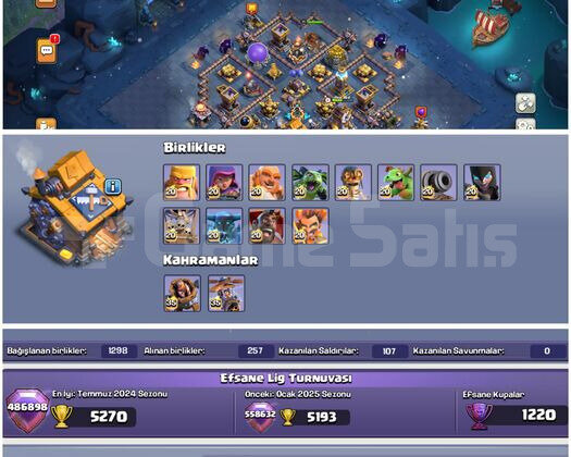 TH16COC |  259 LEVEL MAXA YAKIN HARİKA KÖY