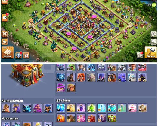 TH16COC |  259 LEVEL MAXA YAKIN HARİKA KÖY