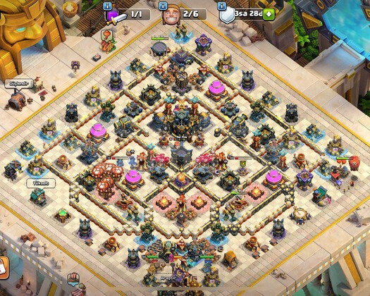 TEK ELDEN TEMİZ FULL CLASH OF CLANS HESABI
