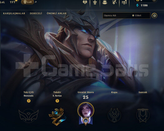 GEÇEN SEZON ZÜMRÜT / DERECELİ HAZIR /EUW
