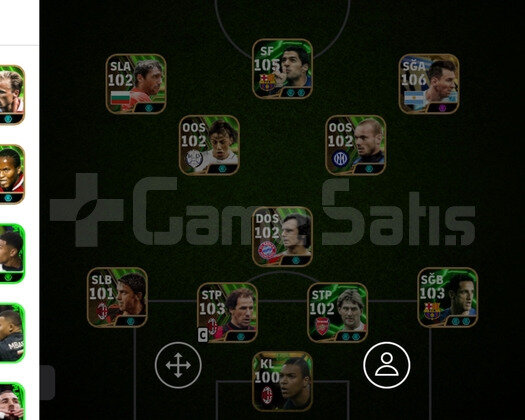 3177 kolajektif güçlü 106 Messi 105 suarezli hesap