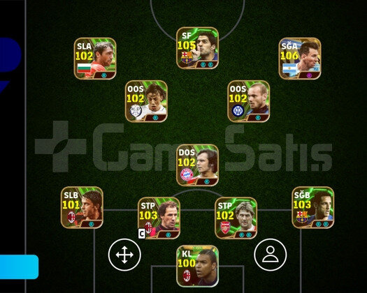 3177 kolajektif güçlü 106 Messi 105 suarezli hesap