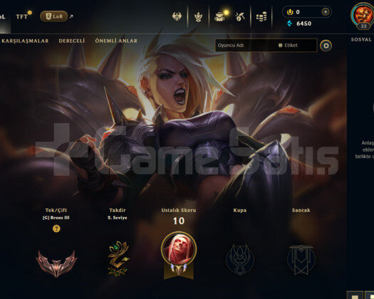 EUW BRONZ 3 S12 HESABI 3 KOSTÜM