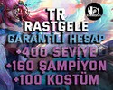 TR +400 SEVİYE +160 ŞAMPİYON RANDOM HESAP