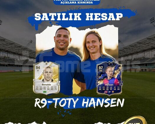 RONALDO NAZARİO R9-TOTY HANSEN FUT HESAP