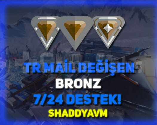 TR - MAİL DEĞİŞEN - BRONZ HESAP - ULTRA DÜŞÜK MMR!
