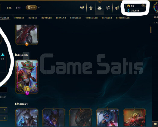EUW / 406 LEVEL / 166 SKİN / 129 HERO +MAİL