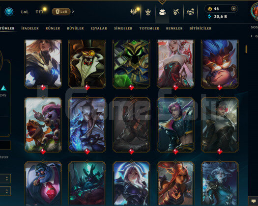 947 LEVEL / 544 SKİN / FUL HERO +MAİL +7400 SATIŞ