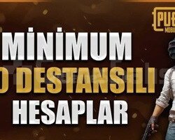 MİNİMUM 10 DESTANSILI RANDOM HESAPLAR