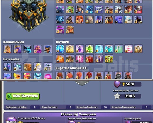 TH 17 MAX +3943 KS YILDIZI EFSANE DEMİRCİ HARİKASI