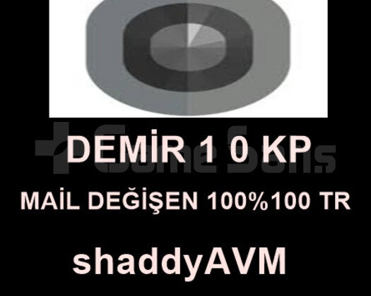 TR - DEMİR 1 0KP - MAİL DEĞİŞEN - ULTRA DÜŞÜK MMR!
