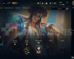 EUW Geçen Sezon Plat | 4 Kostüm - 36 Hero | LoL