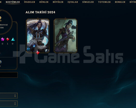 EUW Geçen Sezon Gold | 2 Kostüm - 28 Hero | LoL