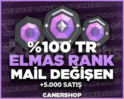 TR + ELMAS RANK GARANTİLİ + MAİL DEĞİŞEN + VİP