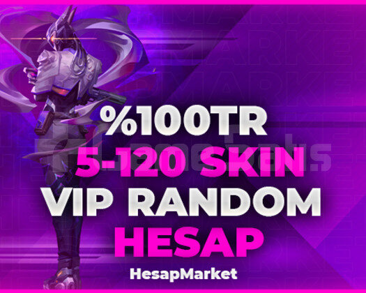 VALORANT 100 TR 5-120 SKIN VİP RANDOM HESAP